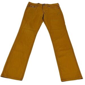 Fried‎ Denim Tobacco Brown Straight Leg 5-Pocket Pants Men's 36x32